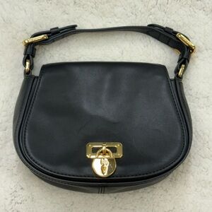 Ralph Lauren tanner padlock bag Elegant Black Leather Women's Bag New w/out tags